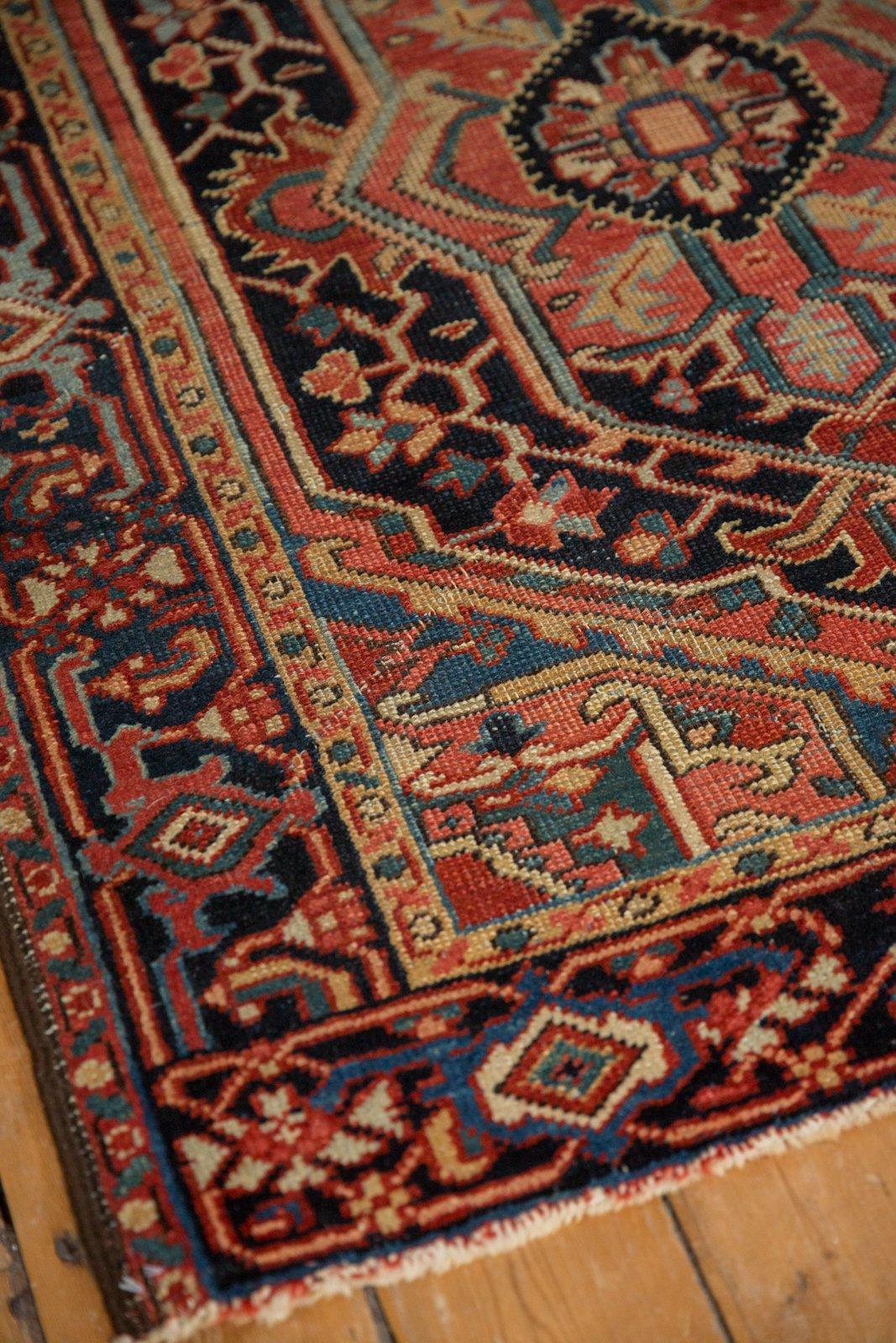 Persian Vintage Heriz Square Rug For Sale