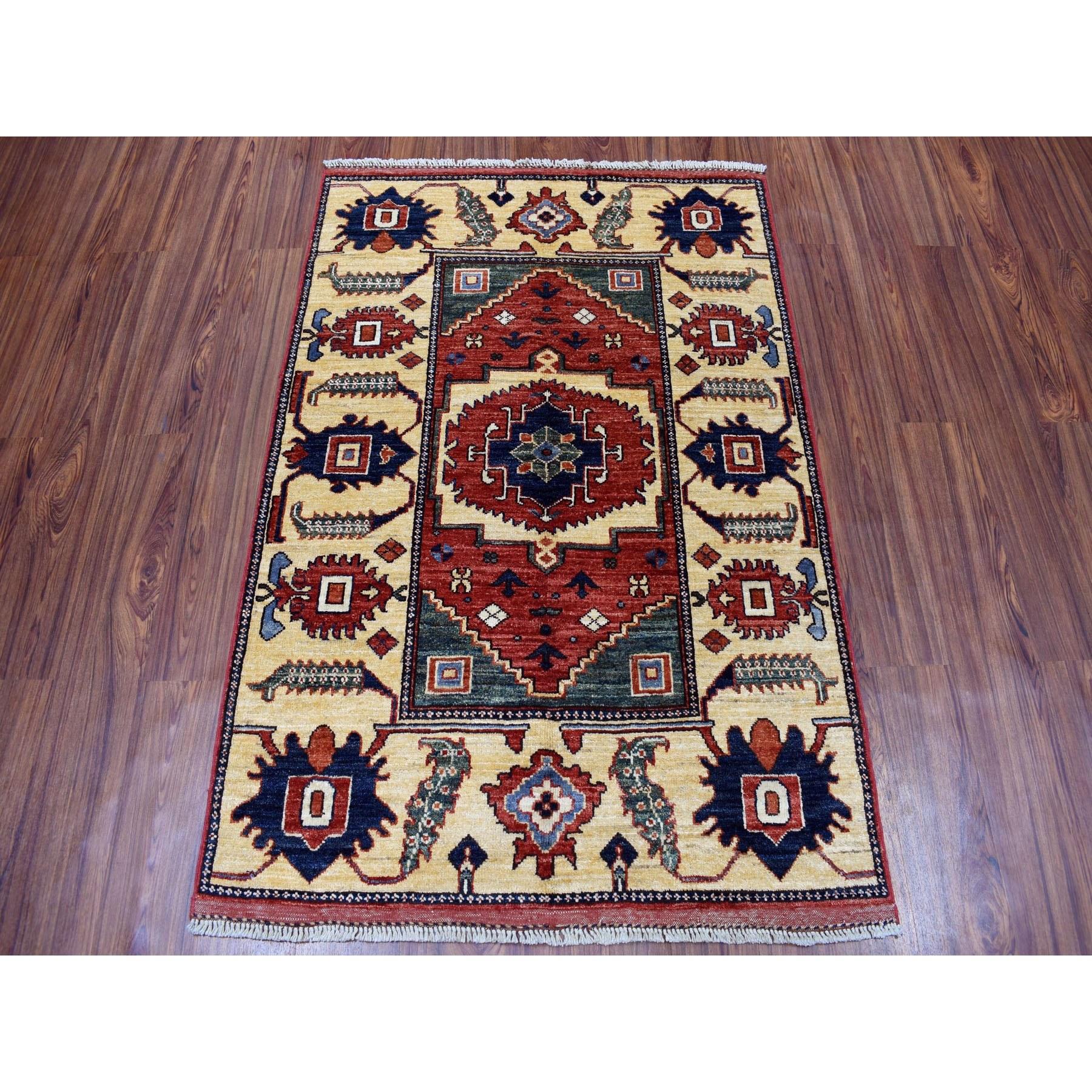 This is a truly genuine one-of-a-kind Afghan Ersari Pure Wool Hand-Knotted Oriental Rug. It has been Knotted for months and months in the centuries-old Persian weaving craftsmanship techniques by expert