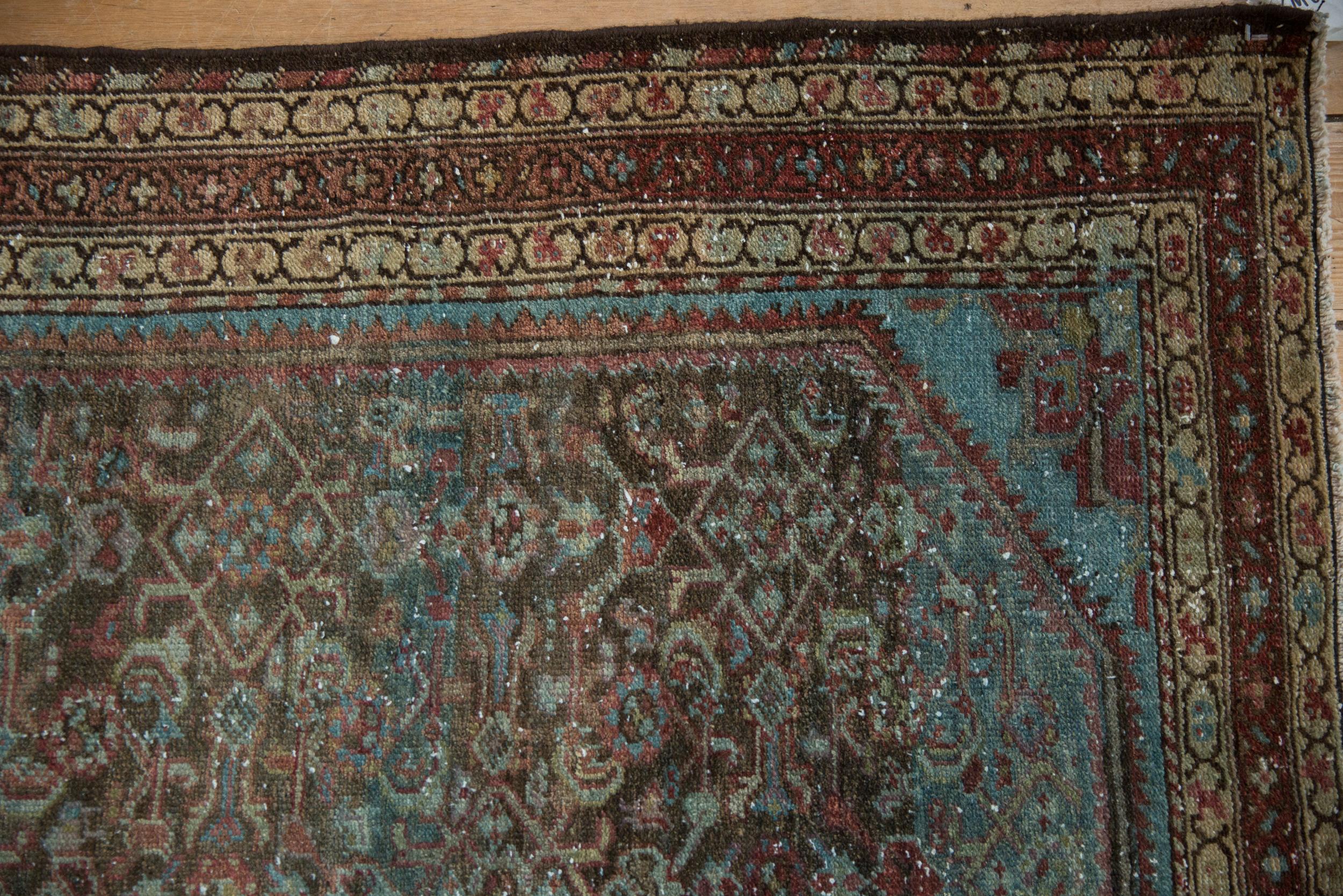 Vintage Distressed Malayer Rug For Sale 5