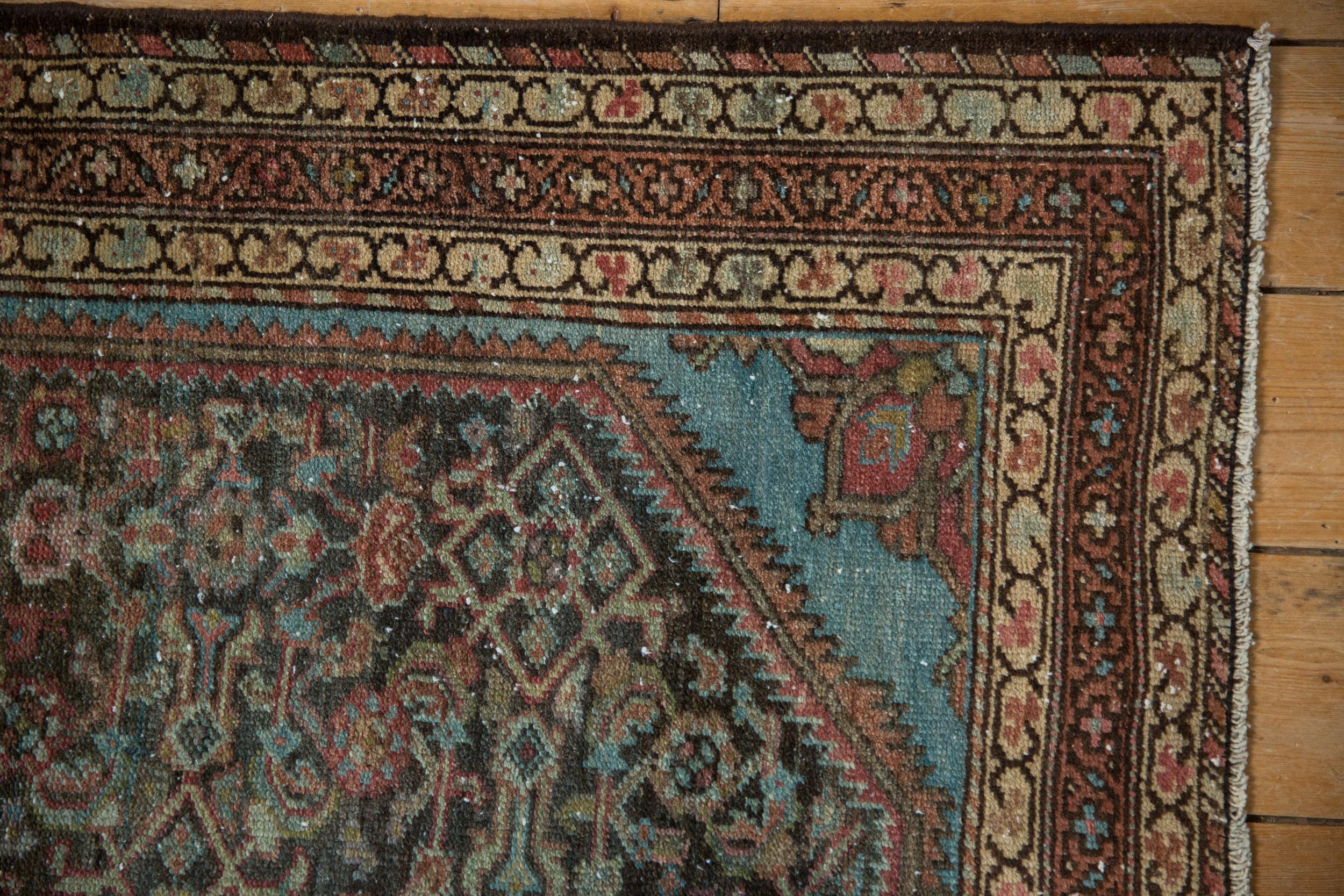 Vintage Distressed Malayer Rug For Sale 2