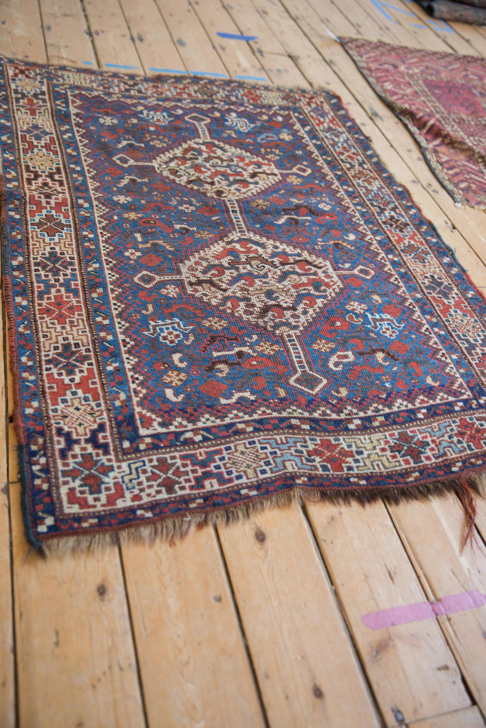 Other Vintage Kamseh Rug For Sale