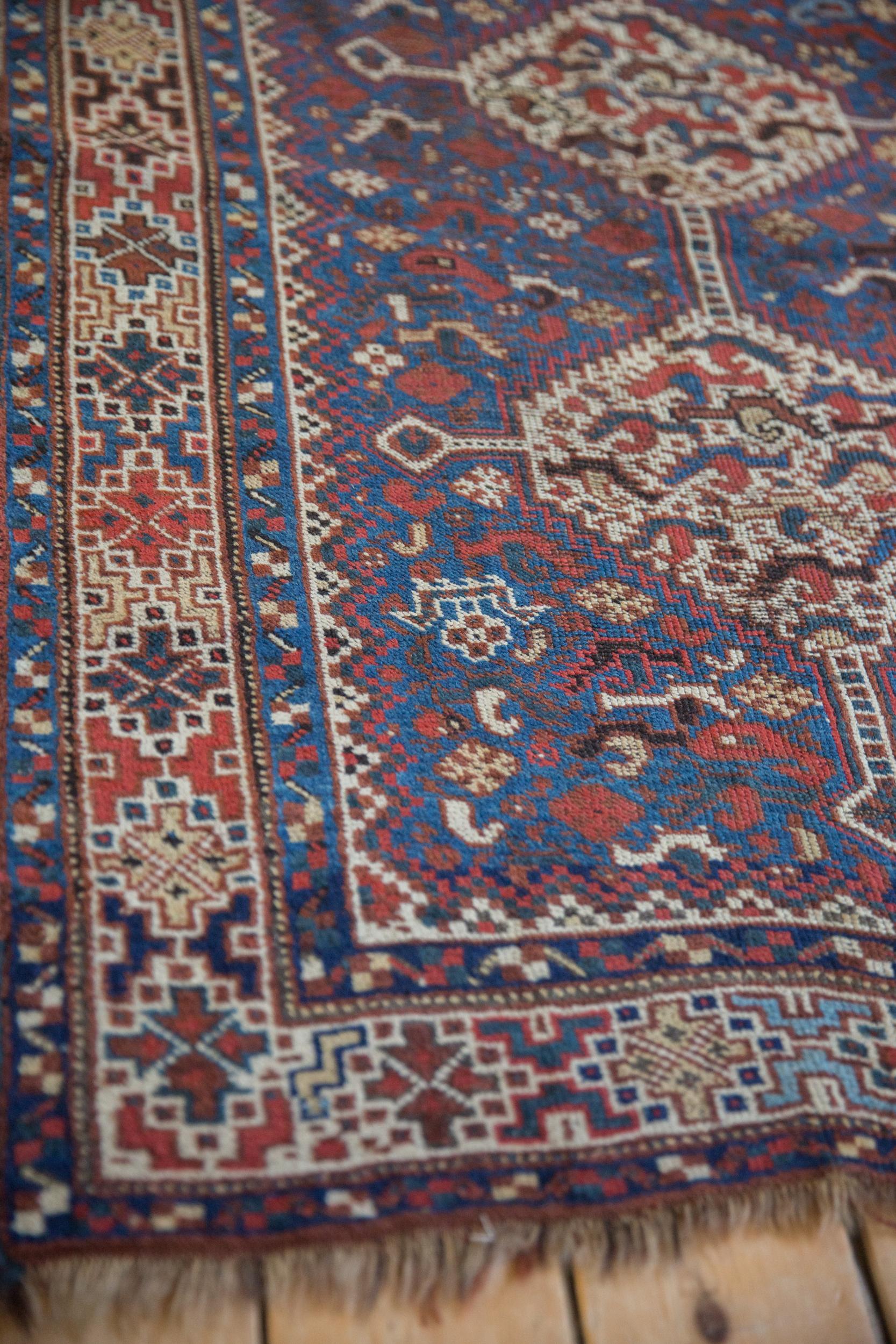 Persian Vintage Kamseh Rug For Sale