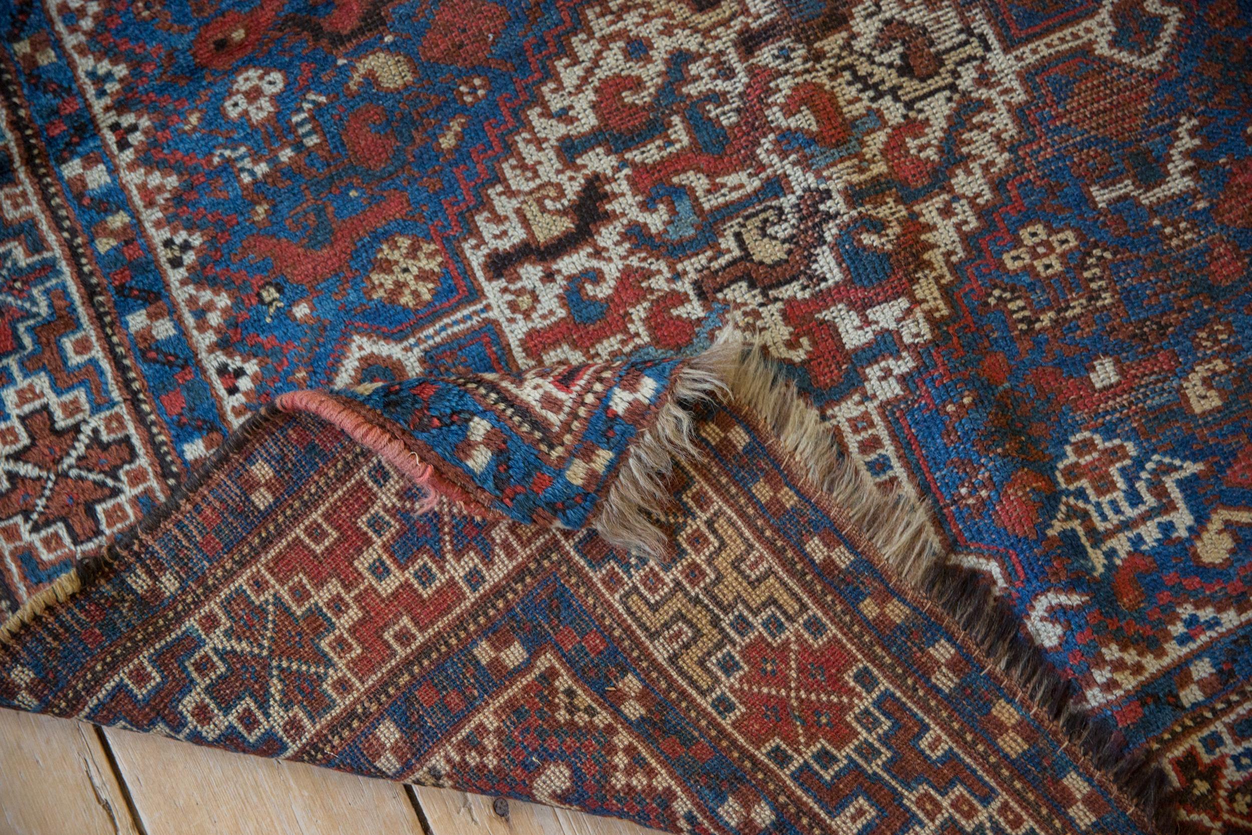 Wool Vintage Kamseh Rug For Sale