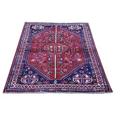 Tappeto orientale New Persian Shiraz Geometric Design in pura lana annodato a mano 3
5 "x5
4"