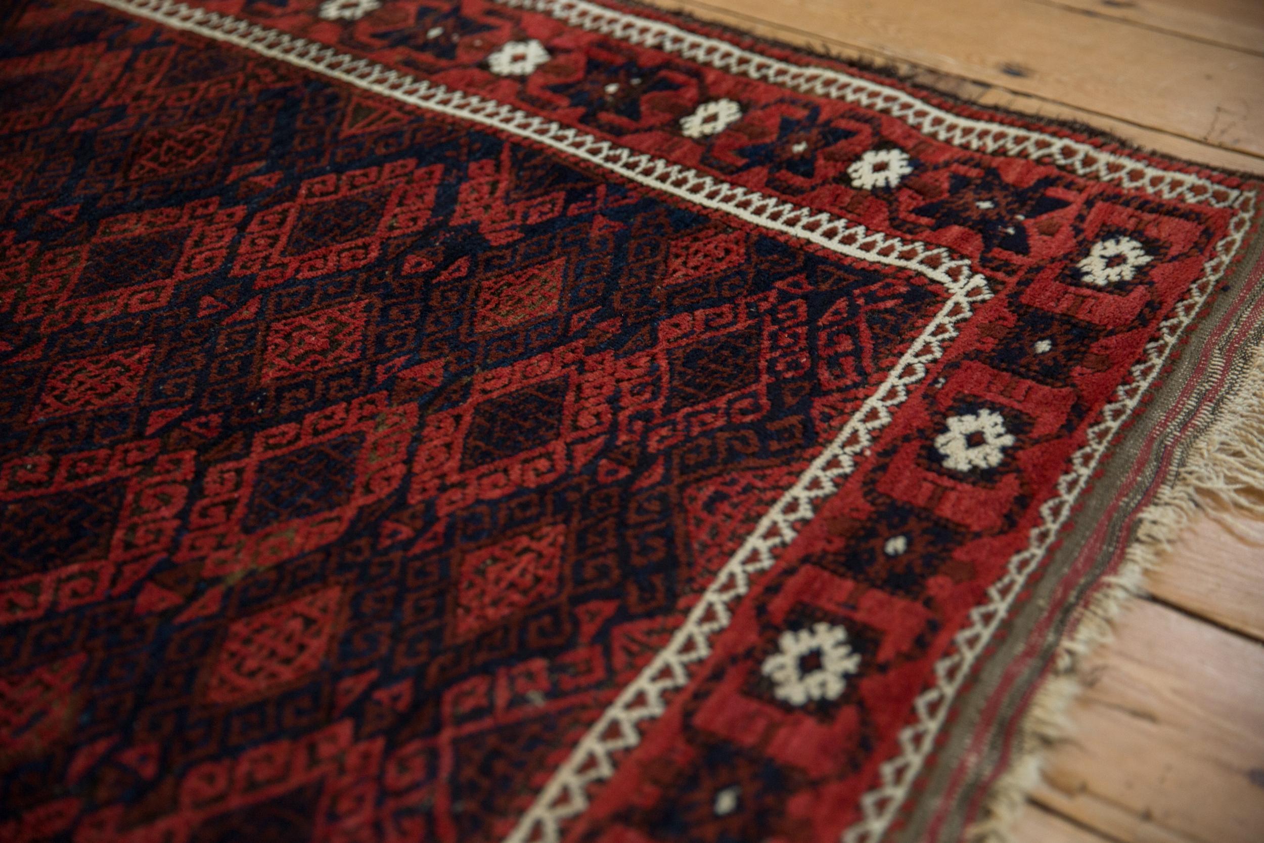 Antique Belouch Rug In Good Condition For Sale In Katonah, NY