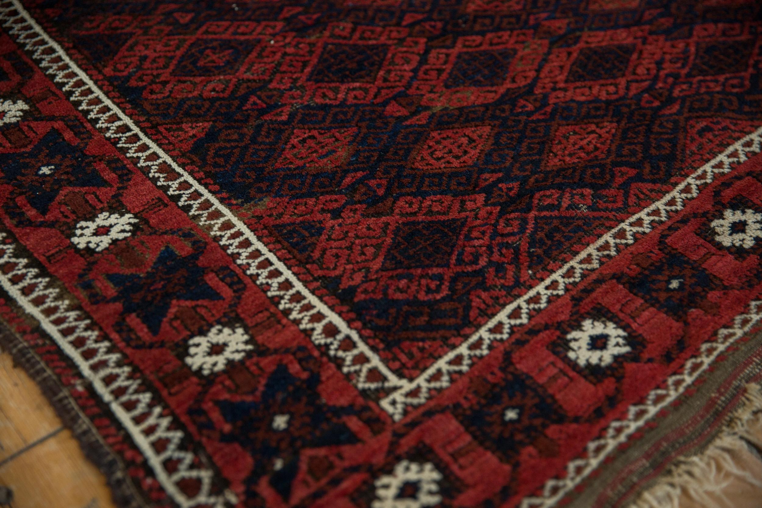 Early 20th Century Antique Belouch Rug For Sale