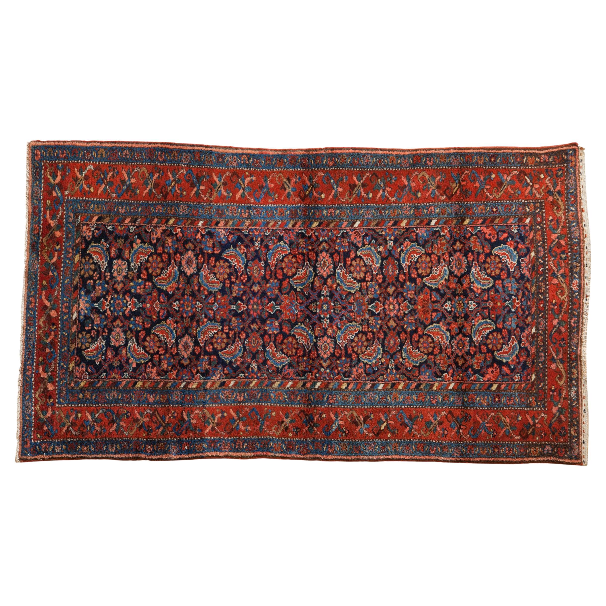 Kurdischer Hamadan-Teppich im Vintage-Stil