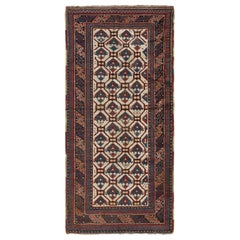 3.5x7.3 Ft Antique Shirvan Rug, East Caucasus, Late 19th Century