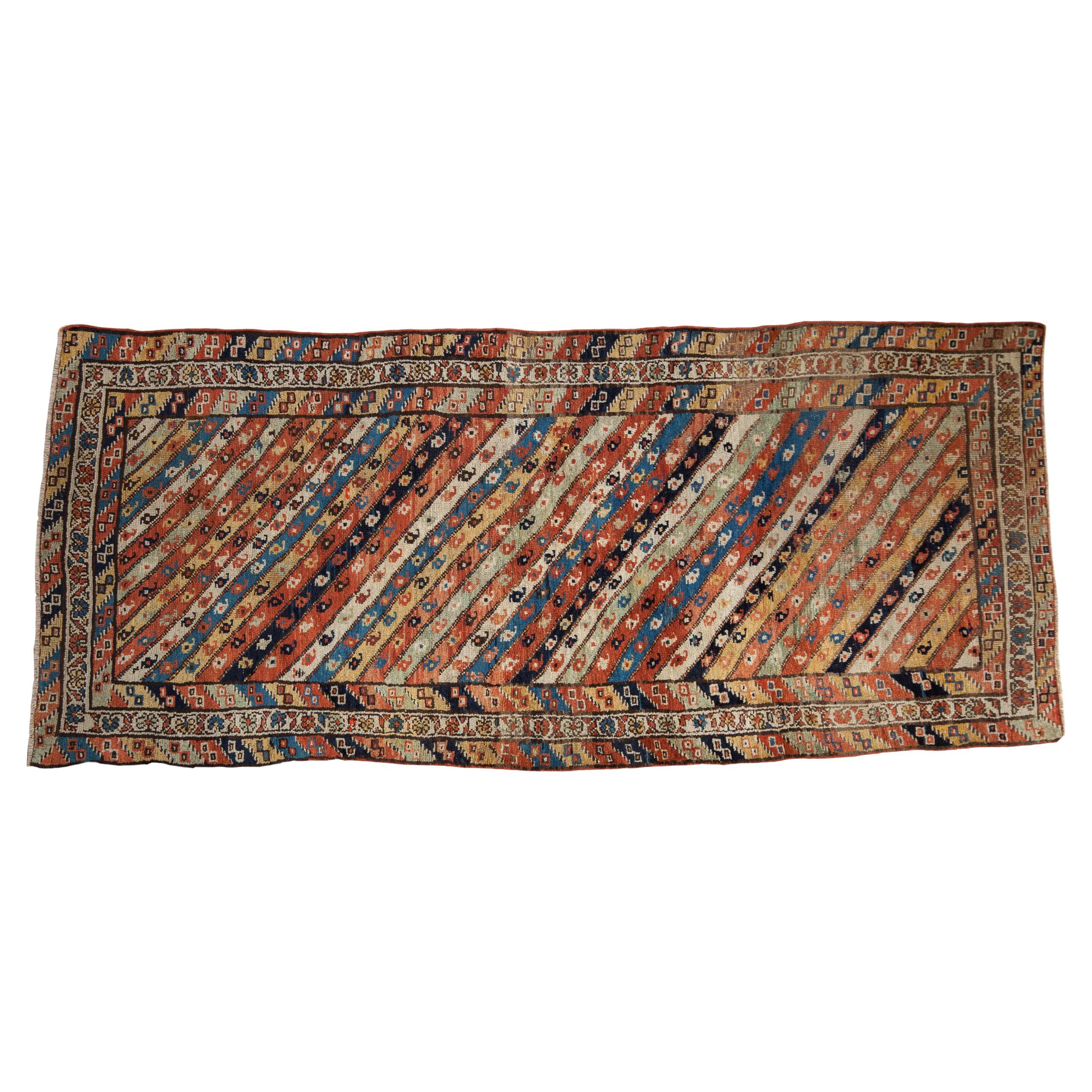 Antique Kurdish Rug Runner For Sale