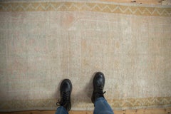 Vintage Distressed Oushak Rug Runner