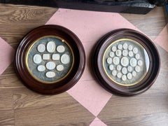 36 Intaglios del Grand Tour del siglo XVIII-XIX en marcos de época y papel marbelizado