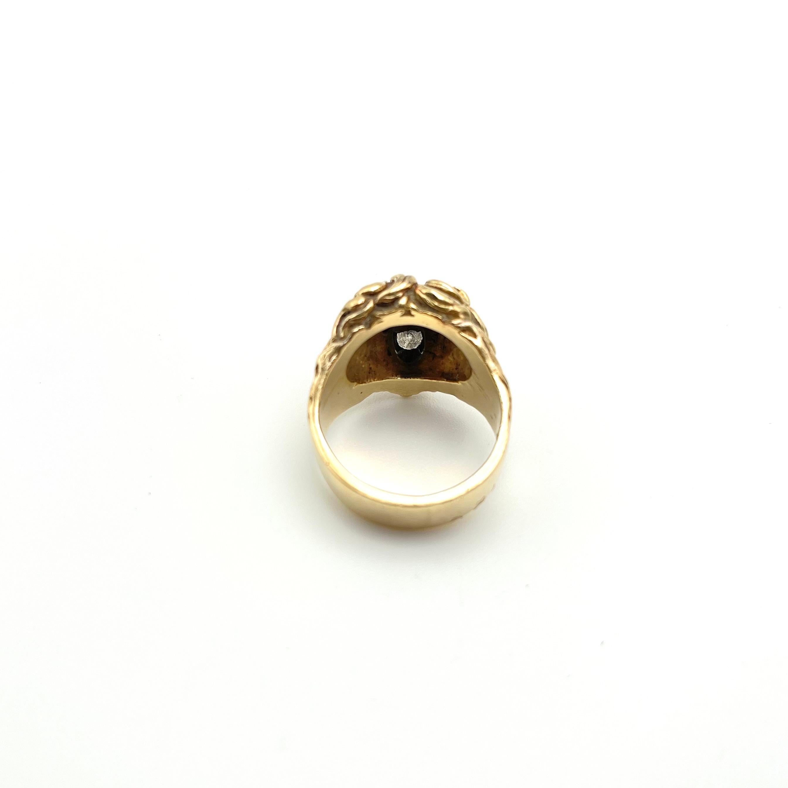 Anello Leone con diamante da .36 carati In condizioni discrete a Lynchburg, VA
