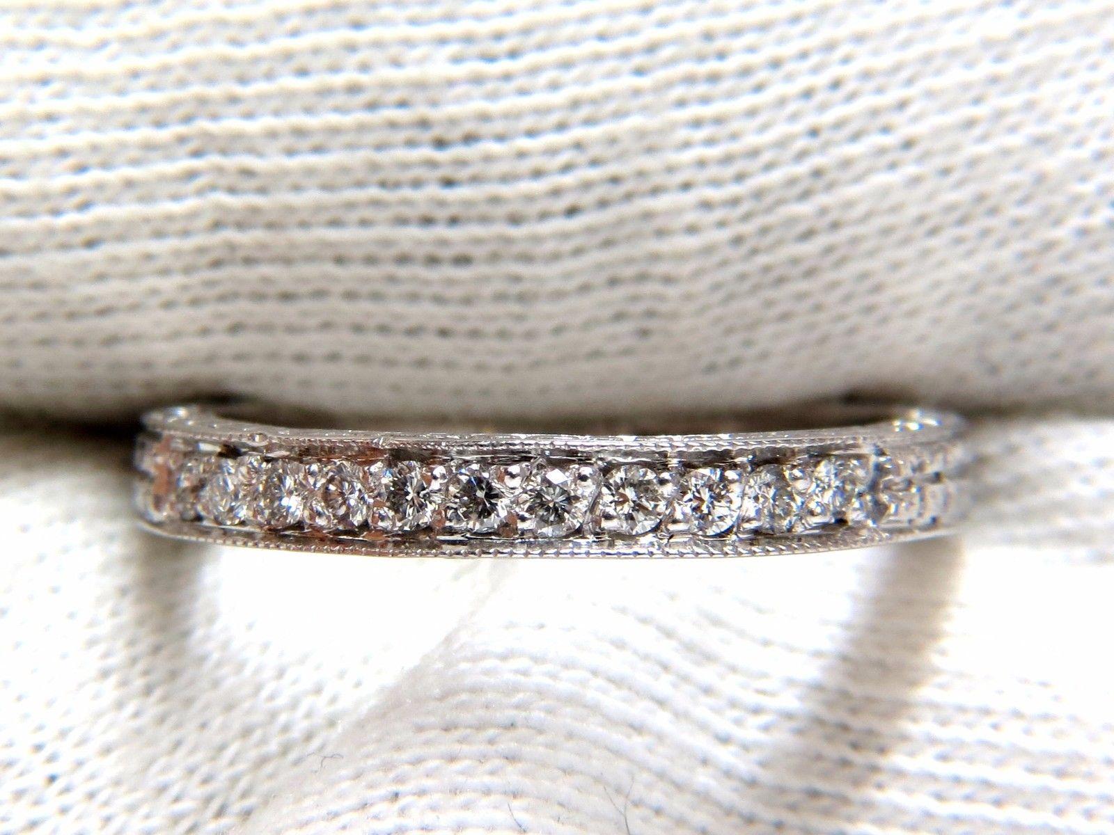 Édouardien Bracelet en platine avec diamants de 0,36 carat style Art déco édouardien en vente