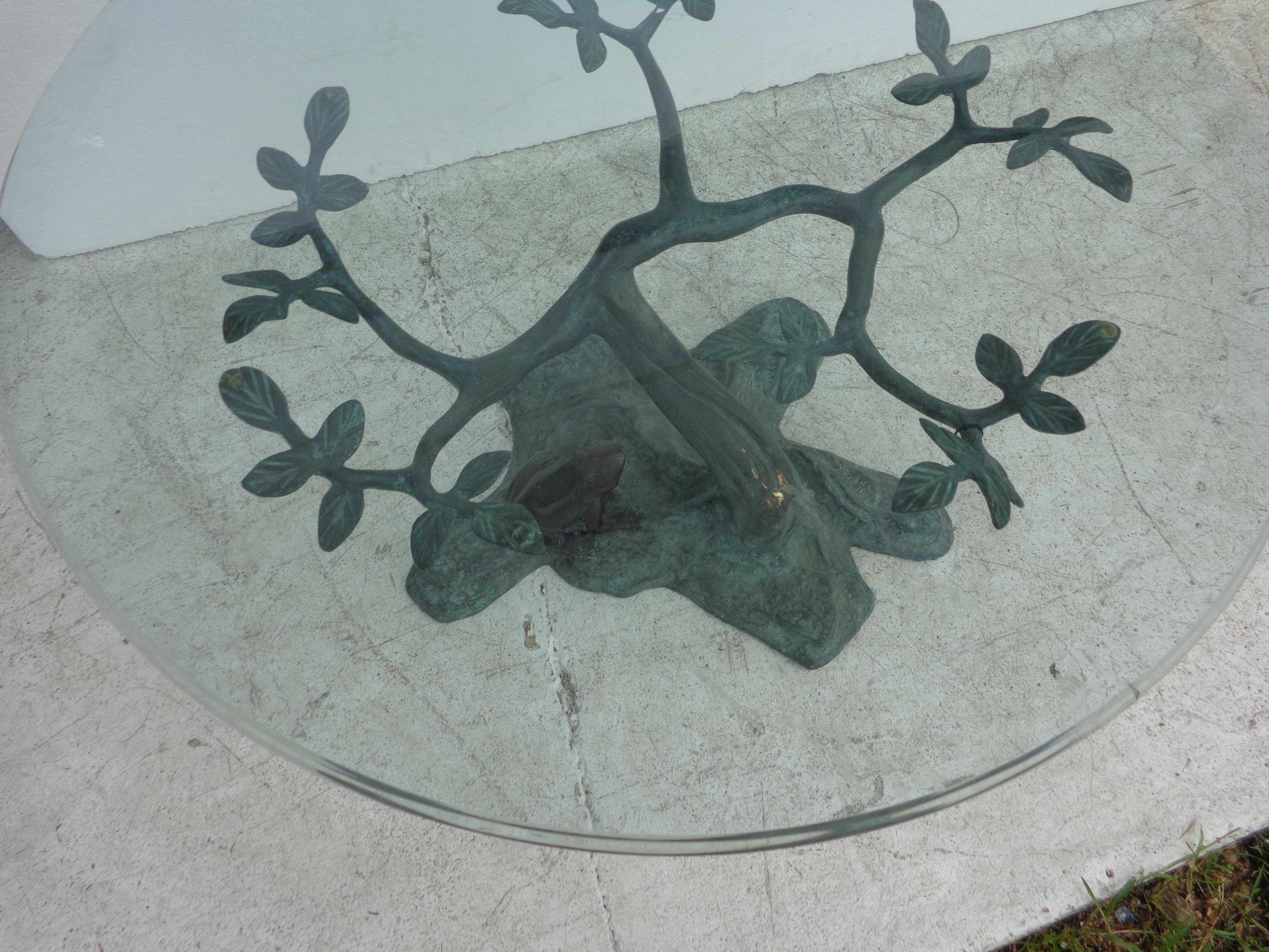 North American Coffee Table Inspired by Diego Giacometti For Sale