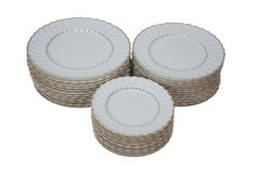 36 assiettes de service à dîner Royal Doulton Adrian H4816 Bread Salad Dinner Service