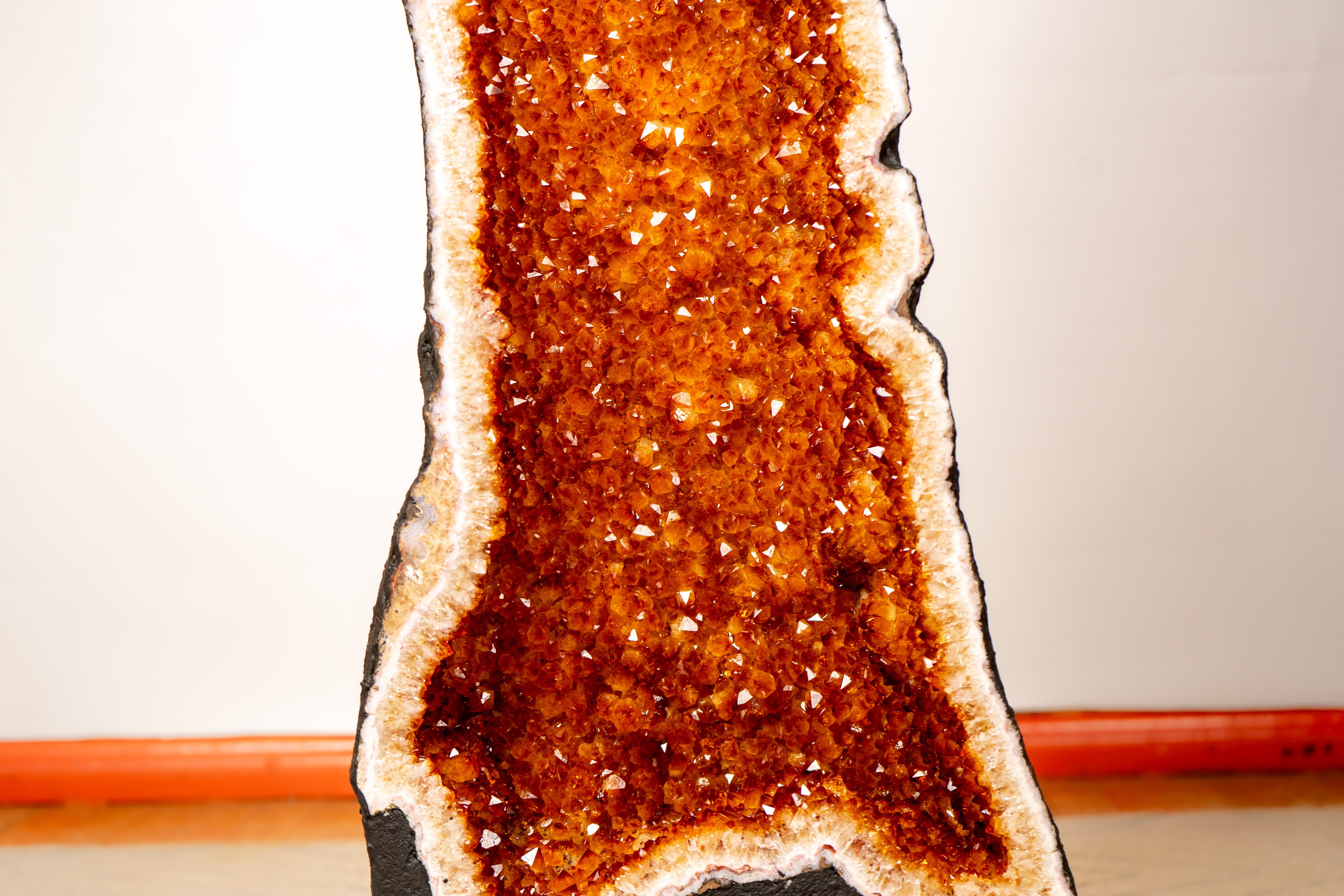 3.6 Ft Large Citrine Geode Cathedral For Sale 4