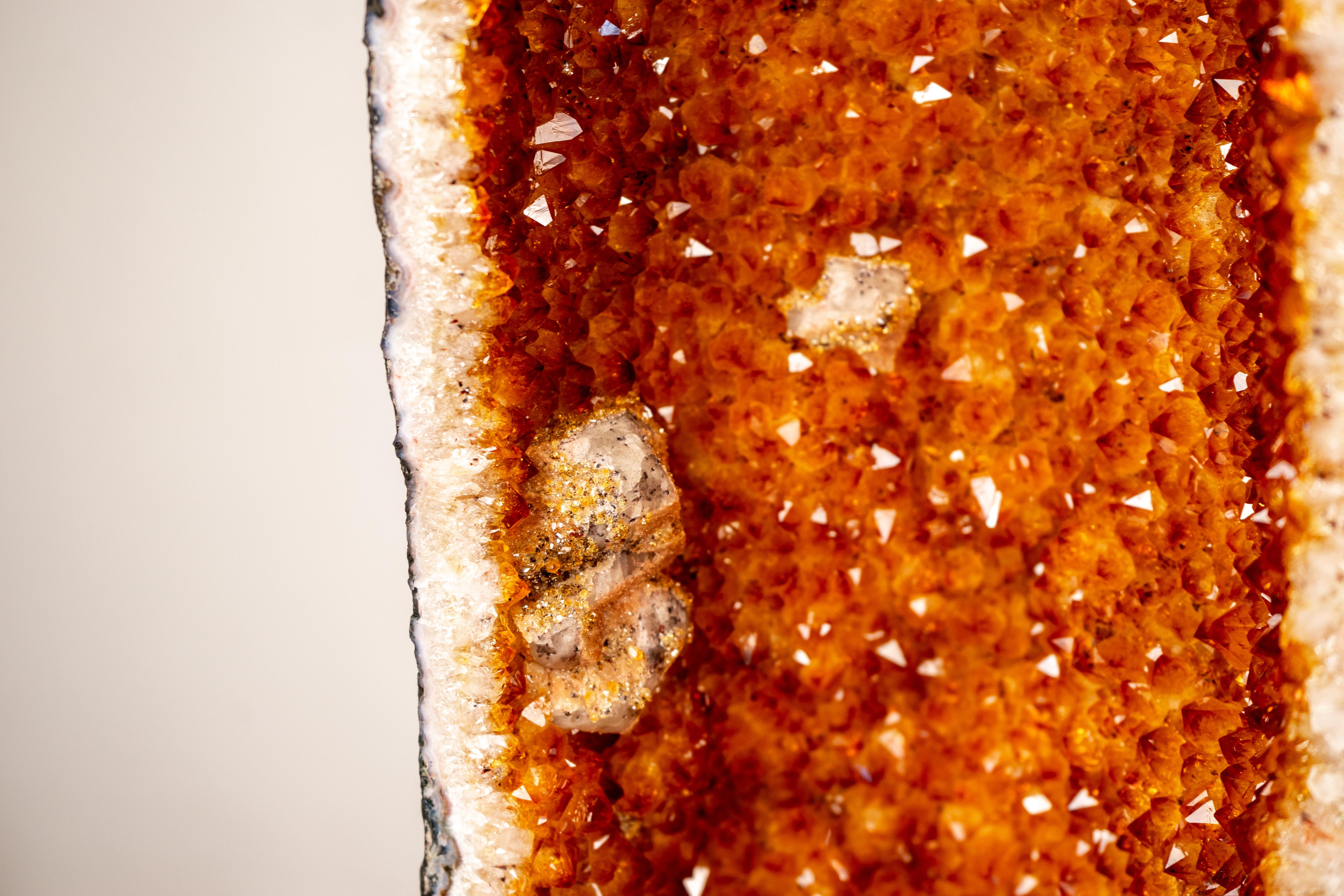 Crystal 3.6 Ft Large Citrine Geode Cathedral For Sale