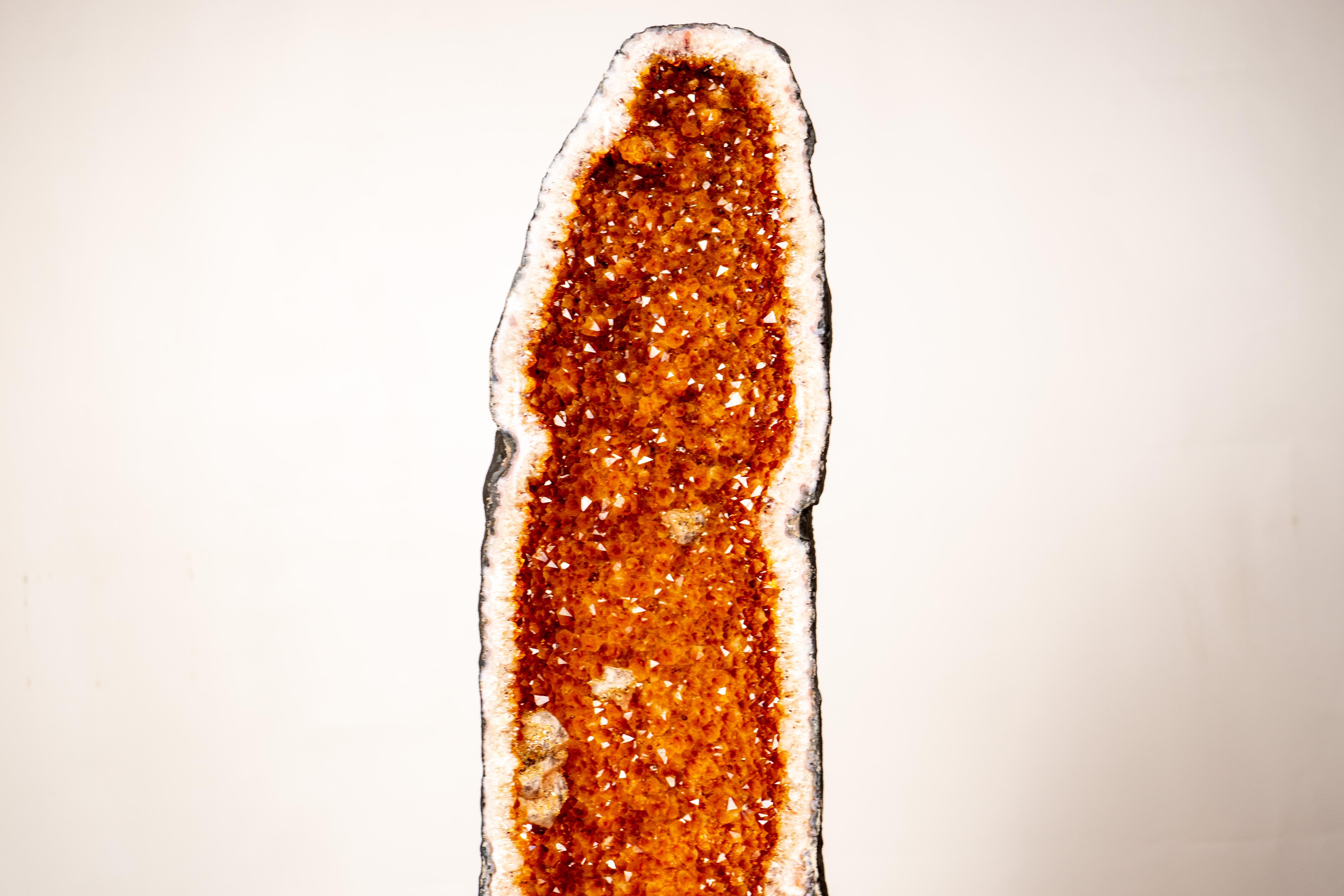 3.6 Ft Large Citrine Geode Cathedral For Sale 2
