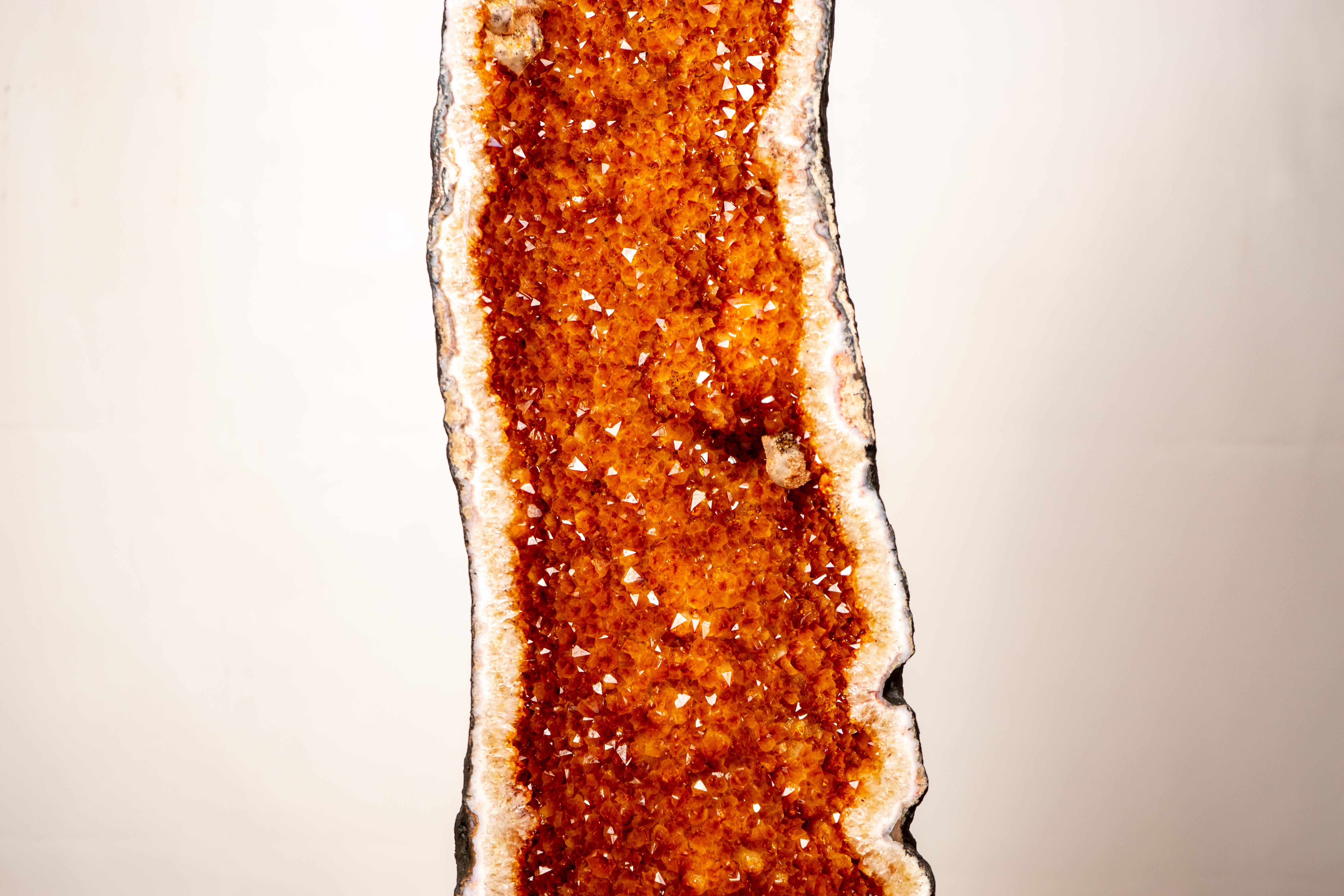 3.6 Ft Large Citrine Geode Cathedral For Sale 3