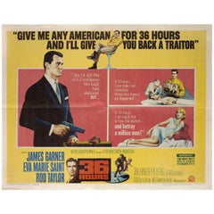 36 Hours 1964 U.S. Half Sheet Film Poster