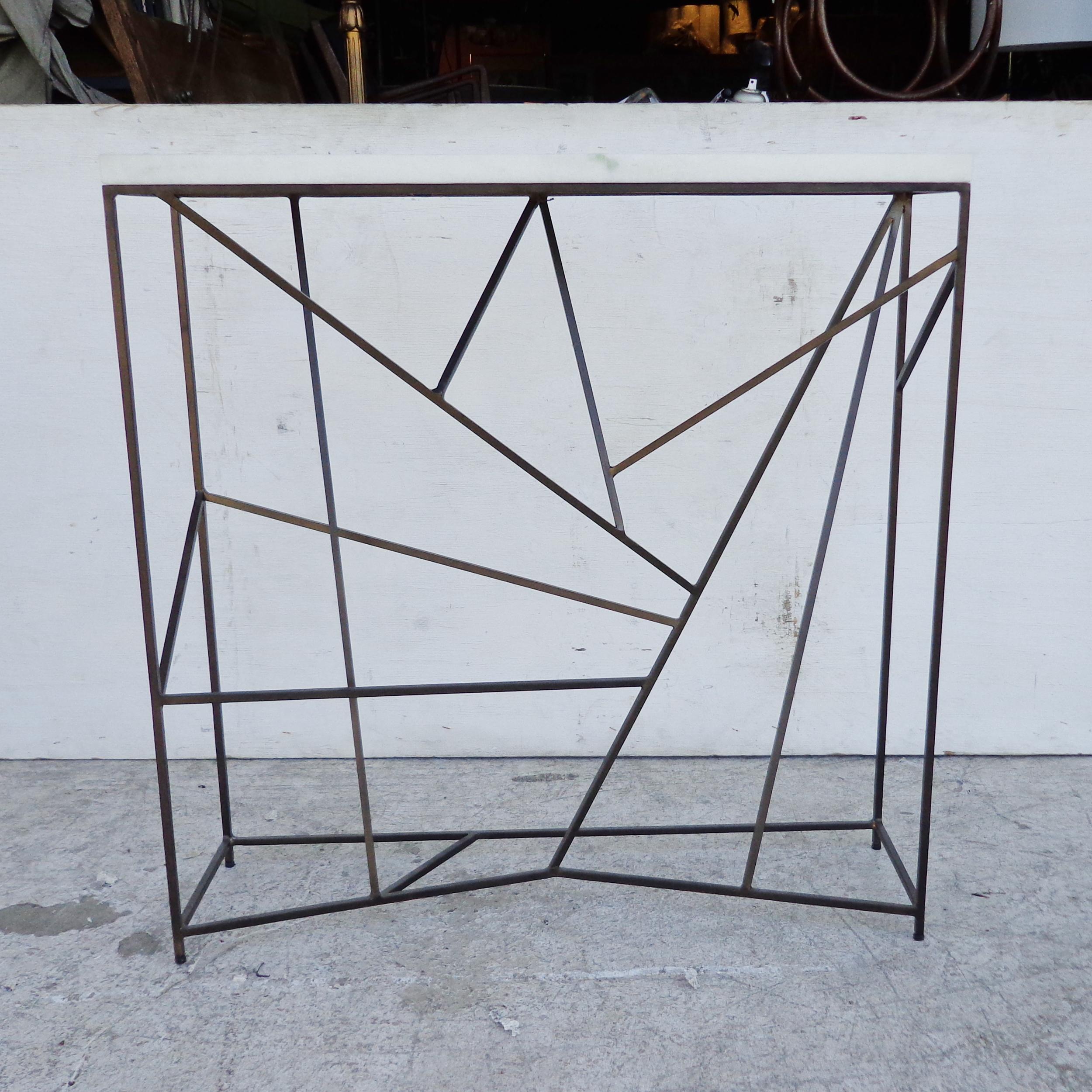 36 inch modern console table