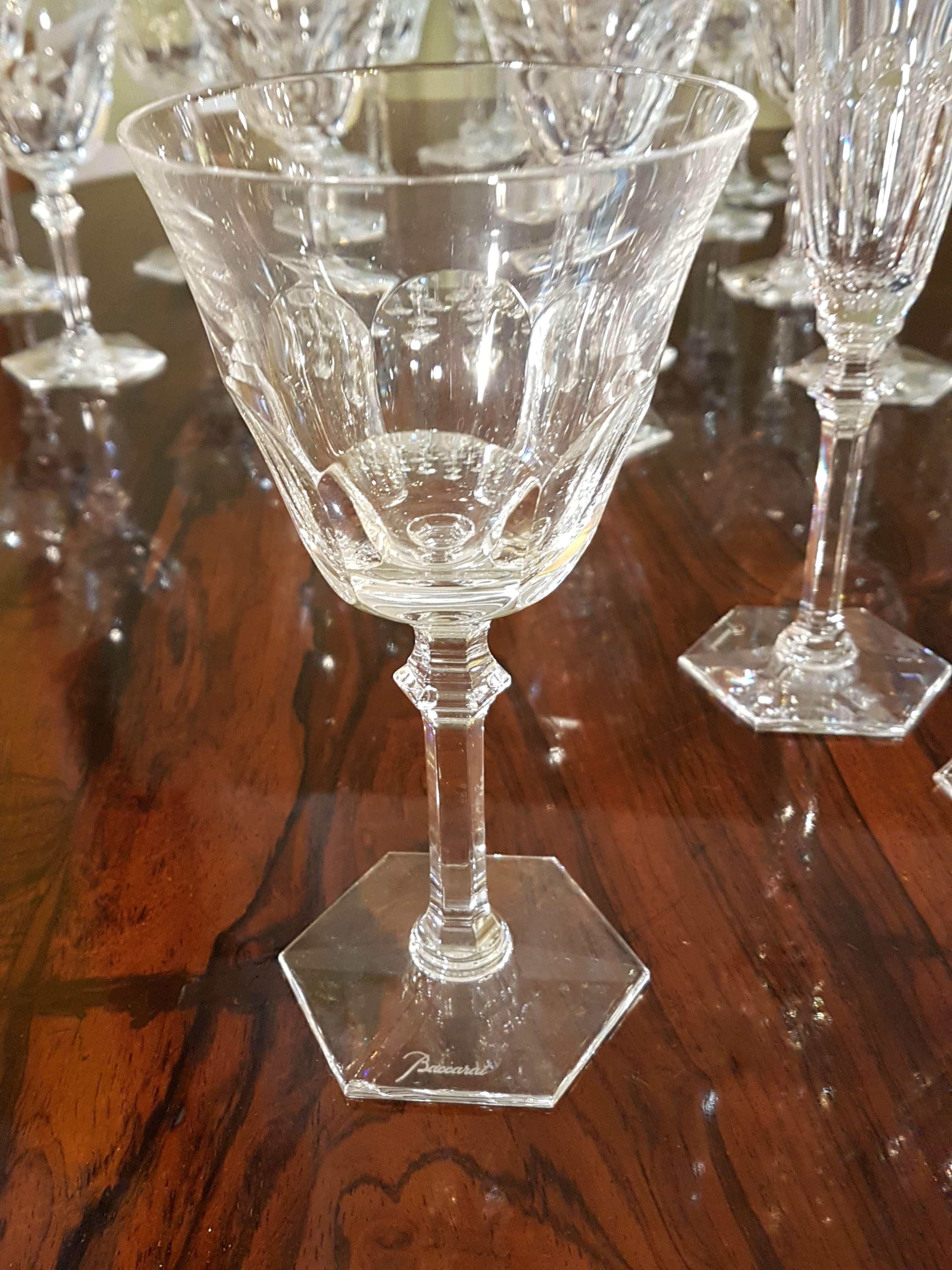Contemporary 36-Piece Set of Baccarat Crystal 