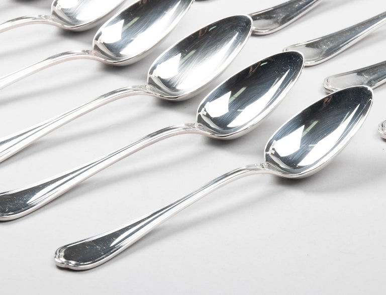36-Piece Set of Silverplated Flatware by Christofle - Spatours at 1stDibs