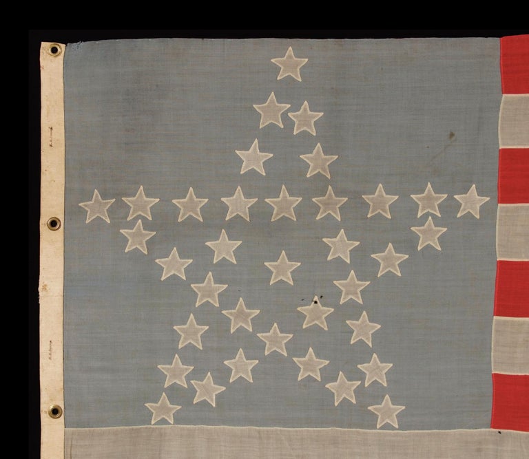 36 Stars 36 Star American Flag, Civil War Era, Nevada Statehood For Sale at ...