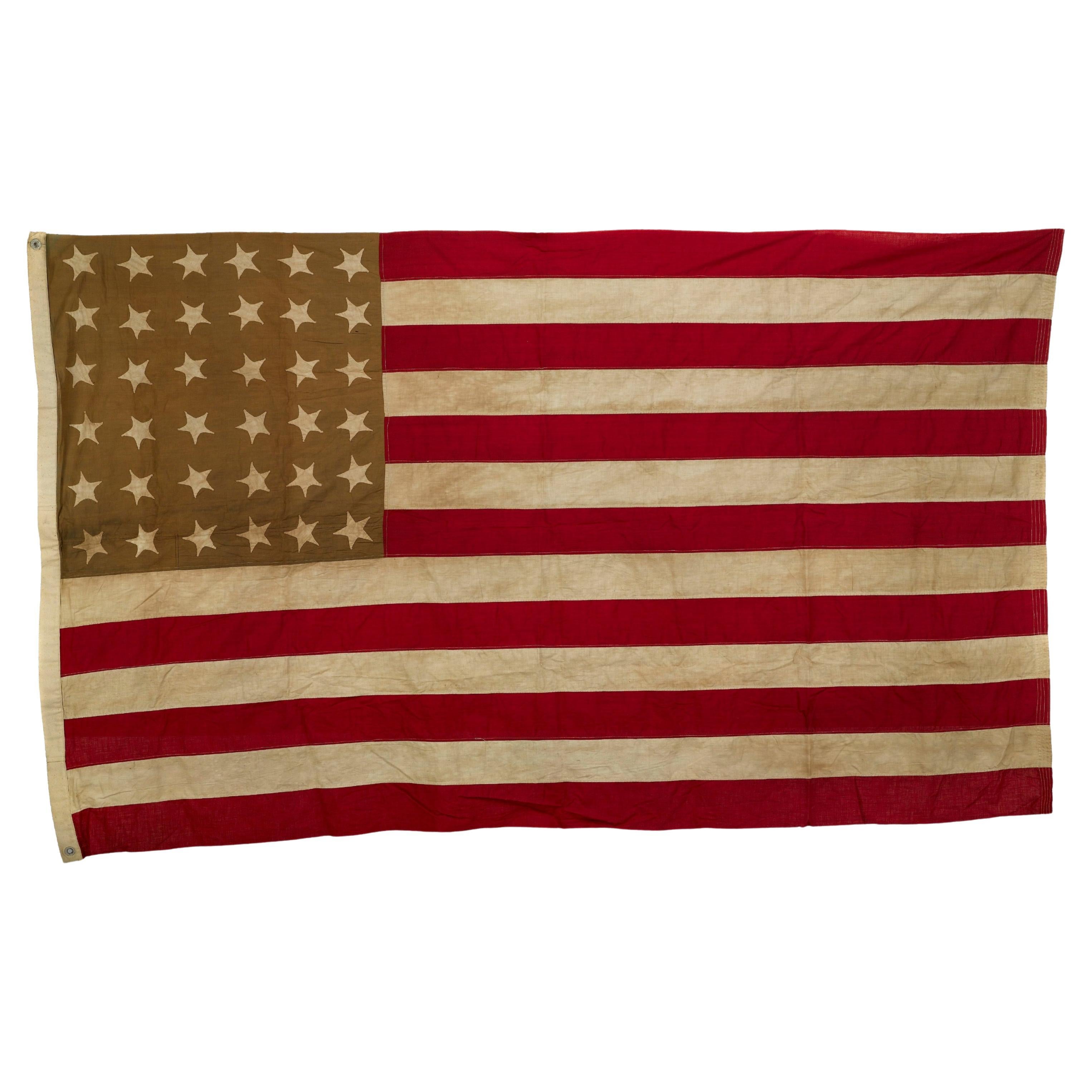 36-Star Civil War Flag, Circa 1864-65