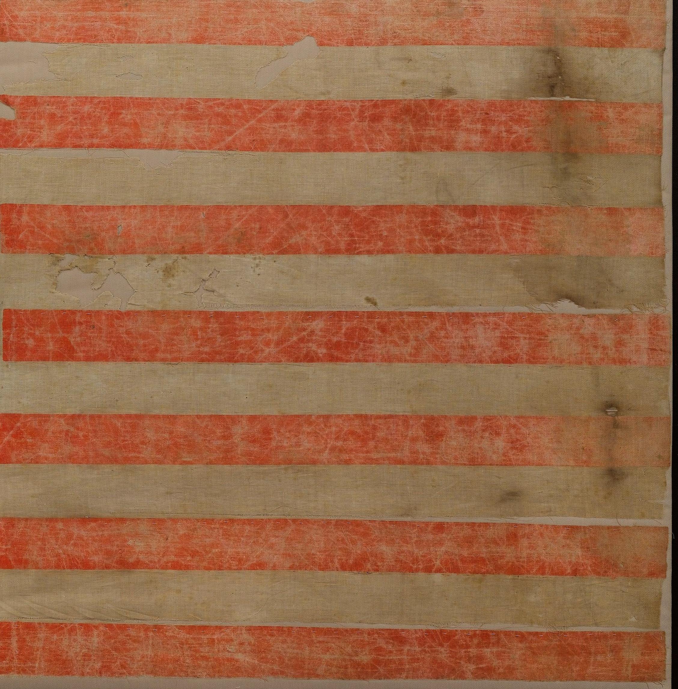 36-Sterne bedruckte amerikanische Flagge, seltenes Halo-Sternmedaillon mit Sternmotiv, um 1865 (Stoff) im Angebot
