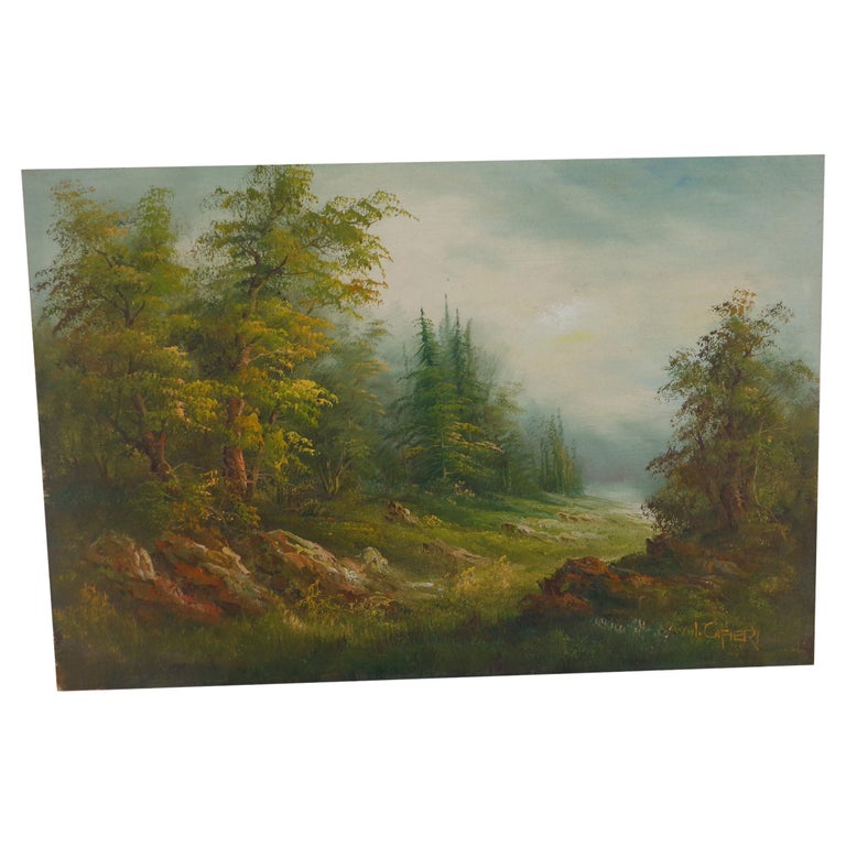 Landscape Painting by Irene Cafieri For Sale