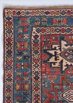 Antique North East Caucasian Shirvan Lesghi Rug, circa 1880