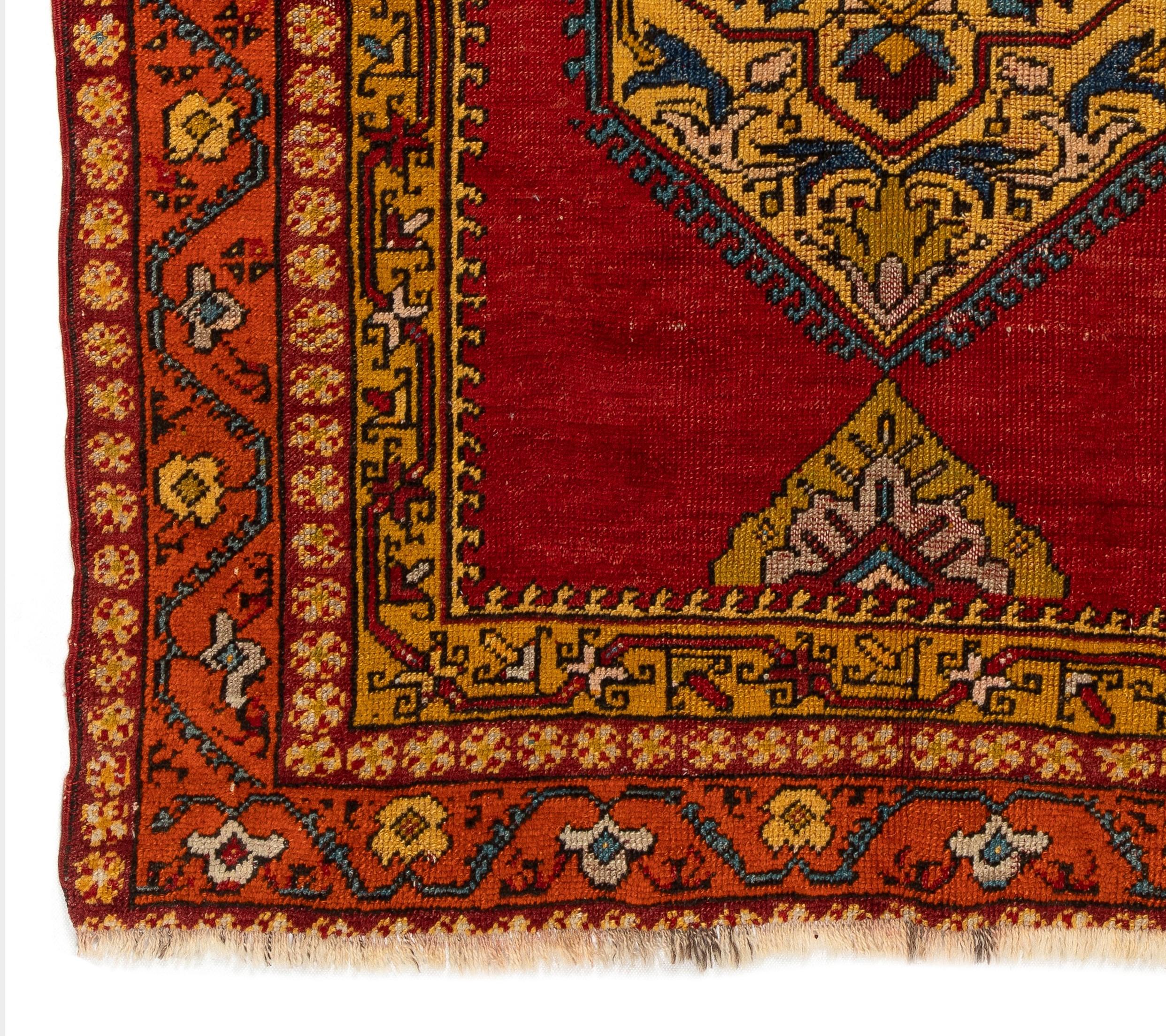 Islamic Antique Central Anatolian Prayer Rug, circa 1900 For Sale