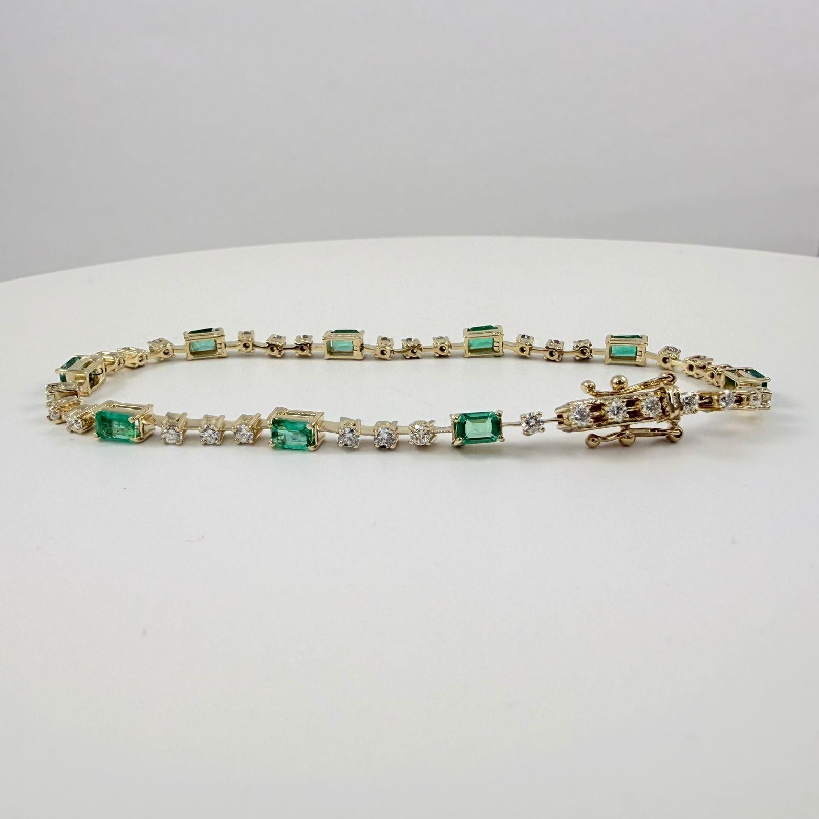 De las mujeres Zafiro azul y diamante de 3,60 quilates Pulsera de tenis de moda en oro blanco de 14 quilates en venta