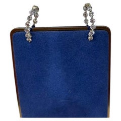 3.60 carat Diamond Hoop Earrings, VVS, F Color JYE Luxury Collection