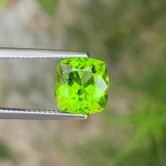 3.60 Carat Natural Loose Apple Green Peridot Fancy Shape from Pakistan Gemstone