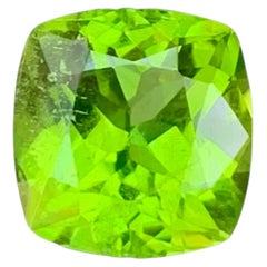 3.60 Carat Natural Loose Apple Green Peridot Fancy Shape from Pakistan Gemstone