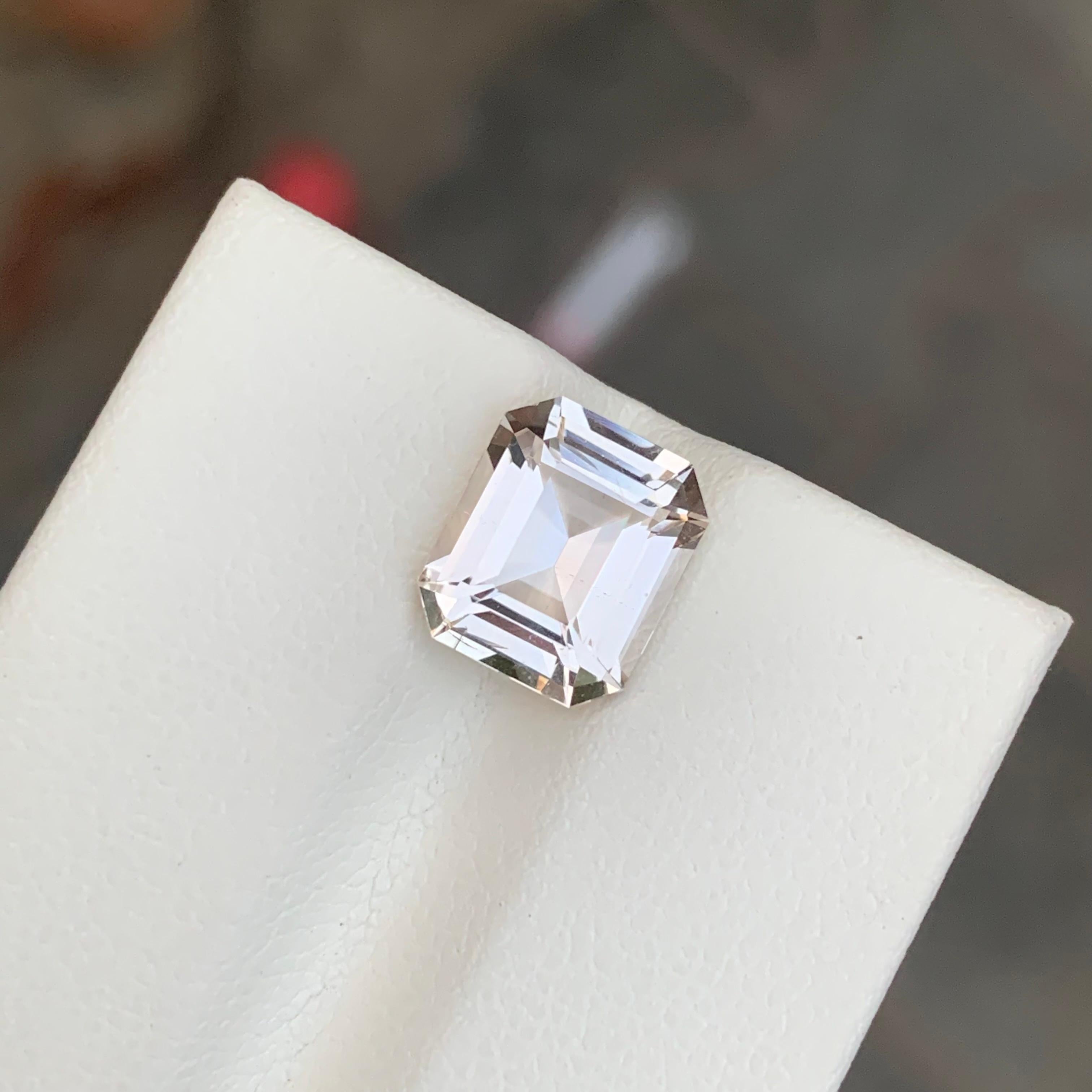 Wunderschöner 3,60 Karat loser Topas in Smaragdform Edelstein im Angebot 5