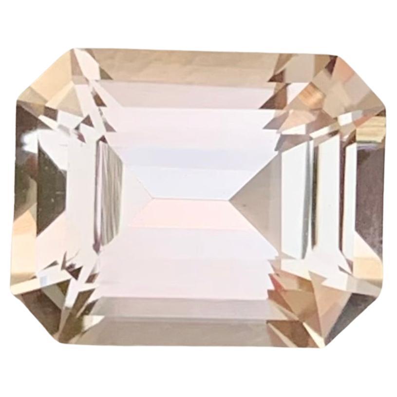 3.60 Carat Natural Loose Golden Topaz Emerald Shape Gemstone