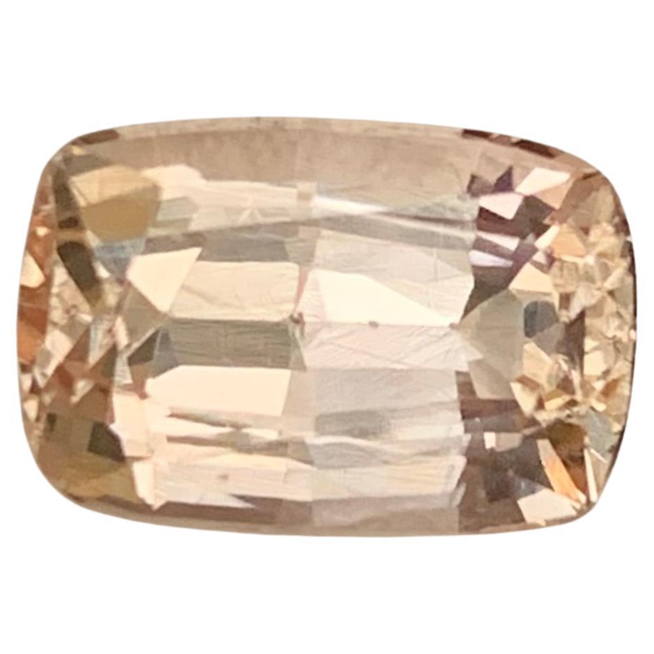 3.60 Carat Natural Loose Imperial Topaz Cushion Shape Gemstone