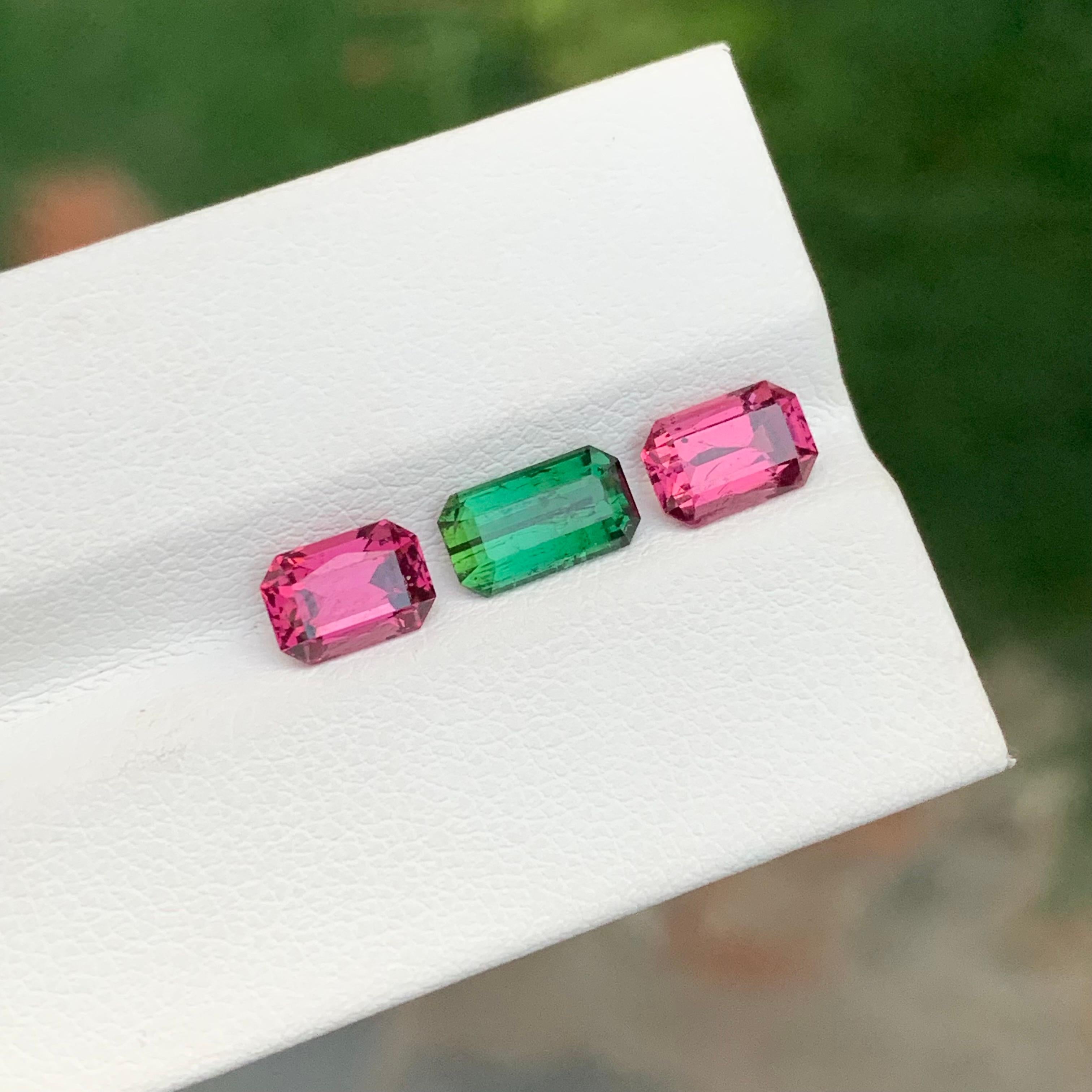 3.60 Carat Natural Loose Tourmaline Lot For Jewellery Making For Sale 4