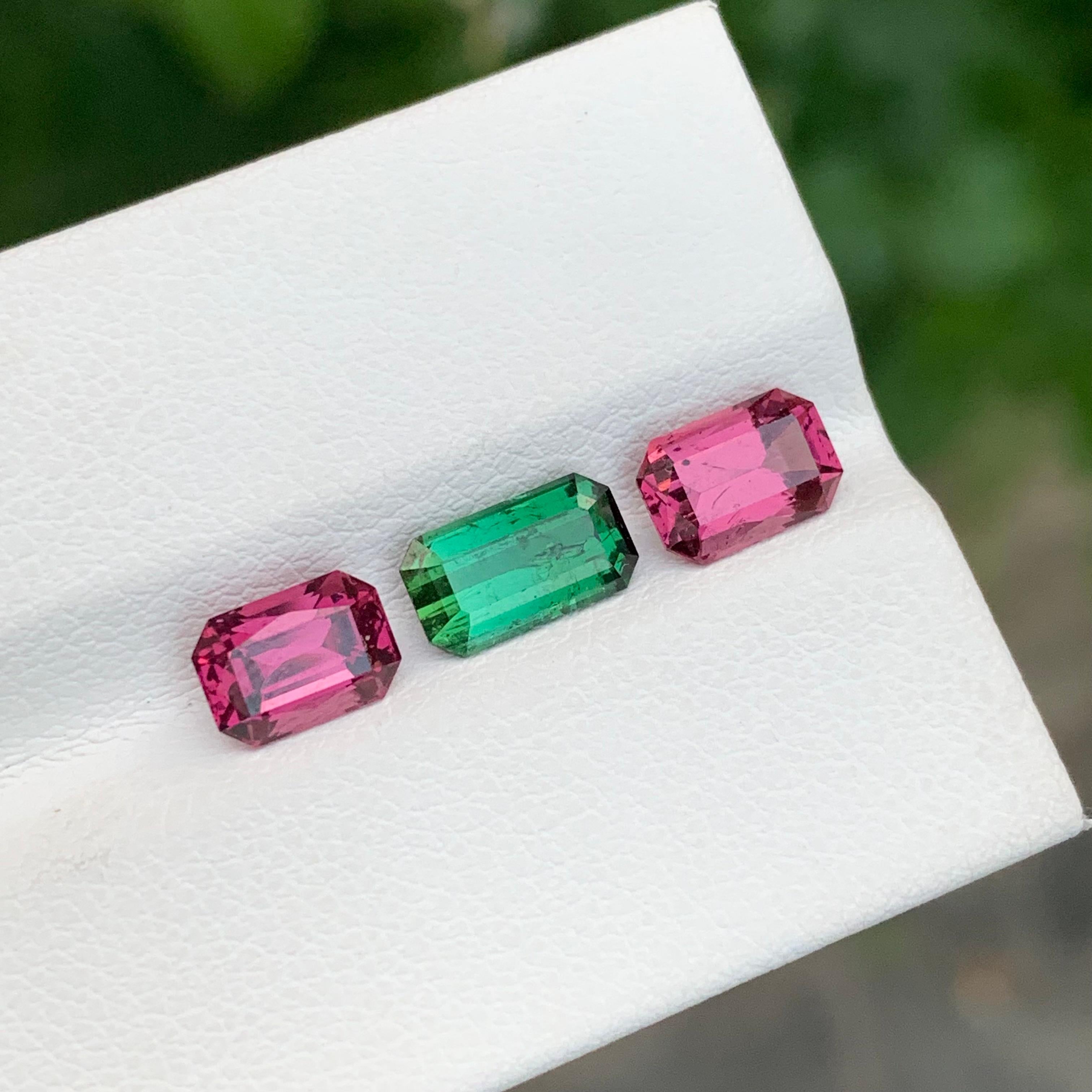 Arts and Crafts 3.60 Carat Natural Loose Tourmaline Lot For Jewellery Making For Sale