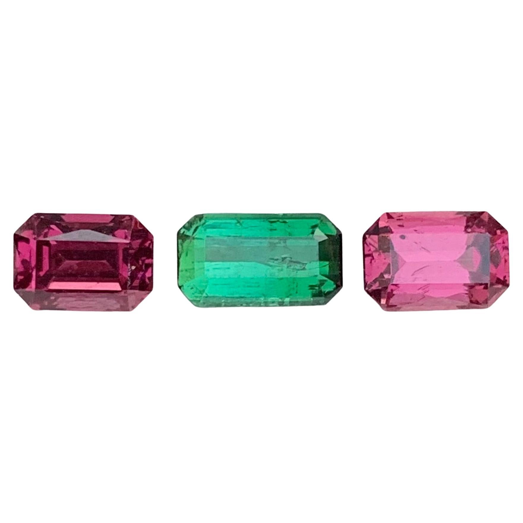 3.60 Carat Natural Loose Tourmaline Lot For Jewellery Making