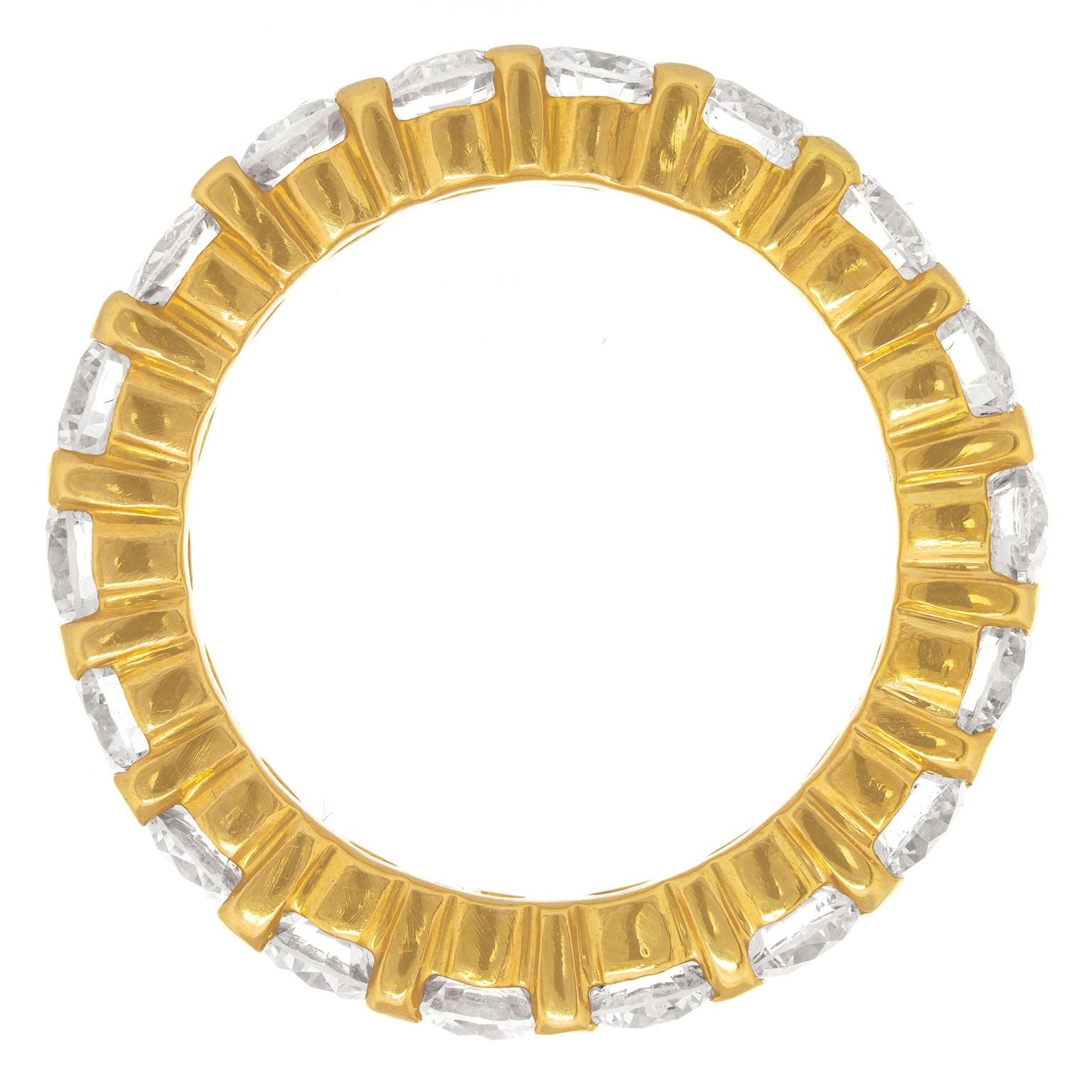 3.60 Carats Total Weight Eternity Band For Sale 4