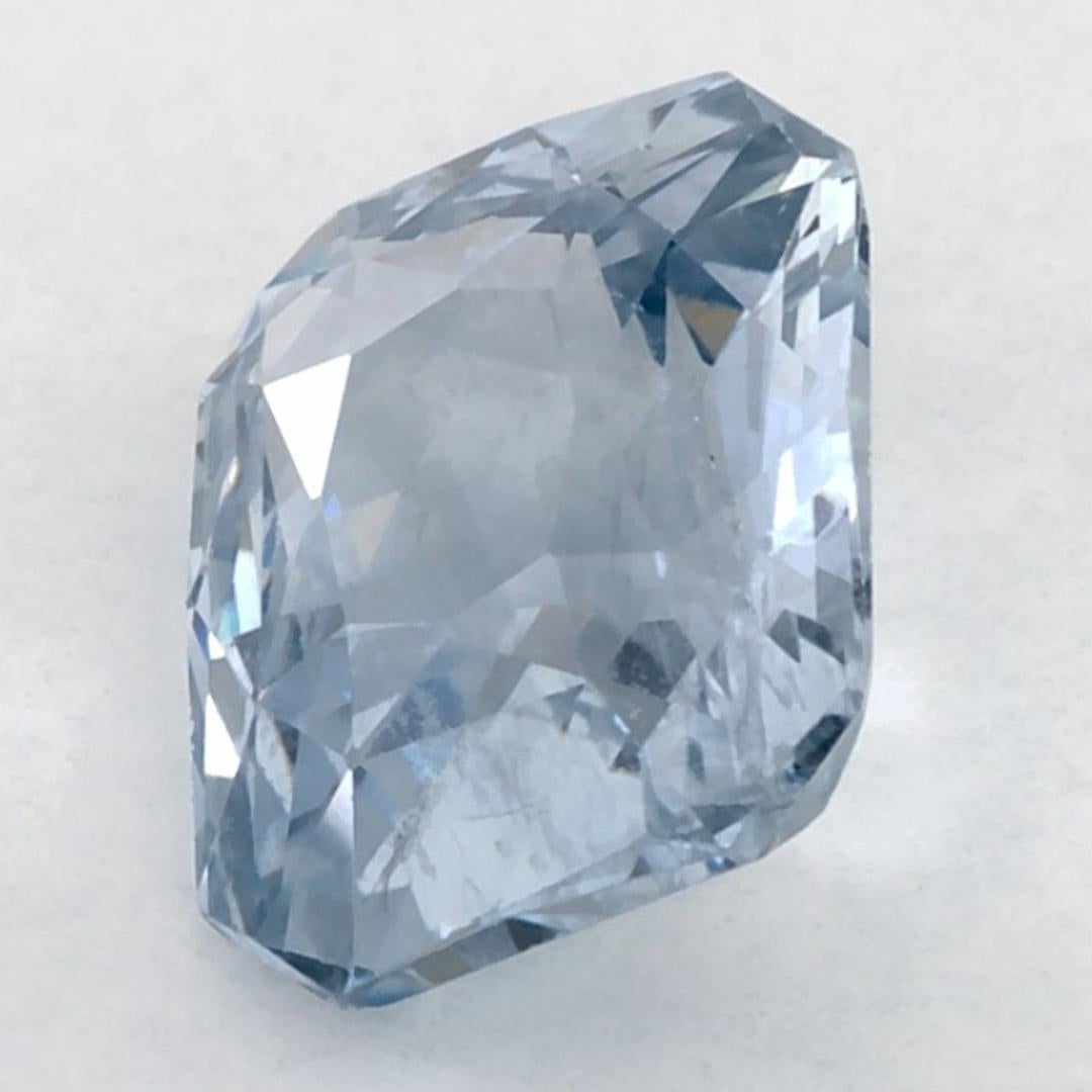 Donna 3.60 carati di zaffiro blu ottagonale sfuso in vendita