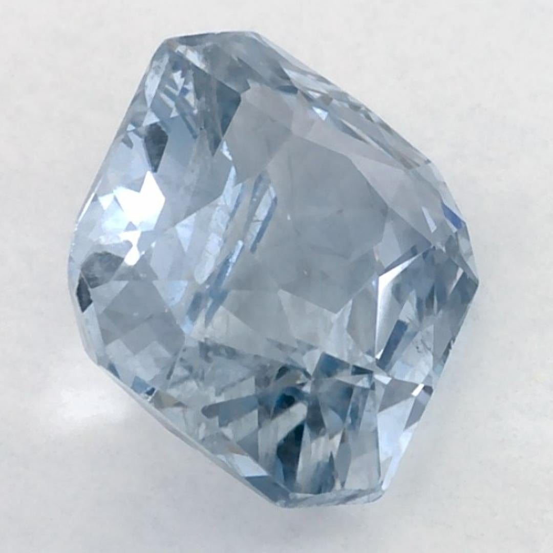 3.60 carati di zaffiro blu ottagonale sfuso in vendita 2