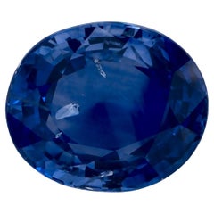 3.60 Ct Blue Sapphire Oval Loose Gemstone (pierre précieuse en vrac)