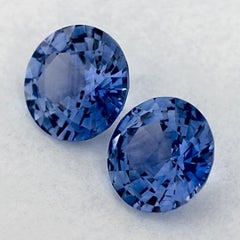 3.60 Ct Blue Sapphire Round Loose Gemstone