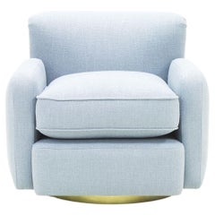 Poltrona girevole a 360° con base metallica