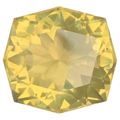 36.05 Carats Loose Lemon Quartz Fancy Cut